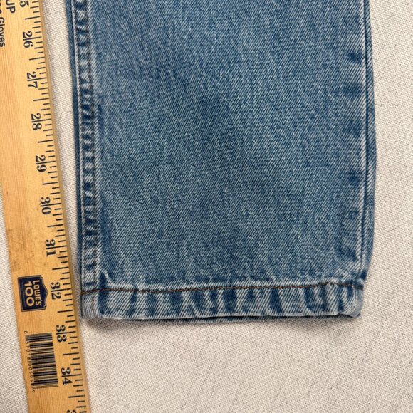 A.P.C. Petit New Standard Jeans Blue Light Wash Cotton Denim Button Fly Size 32 - Picture 8 of 11